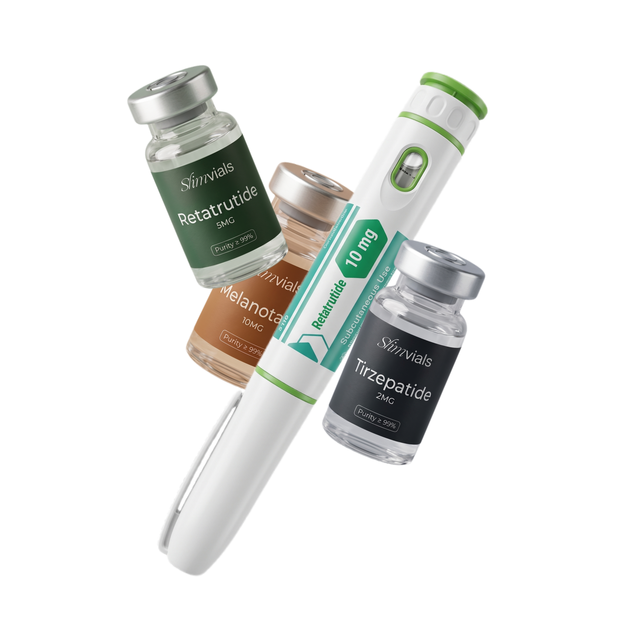 Slim Vials product cluster